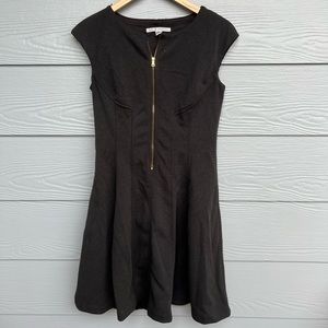 Maggy London Black Zip Up Dress